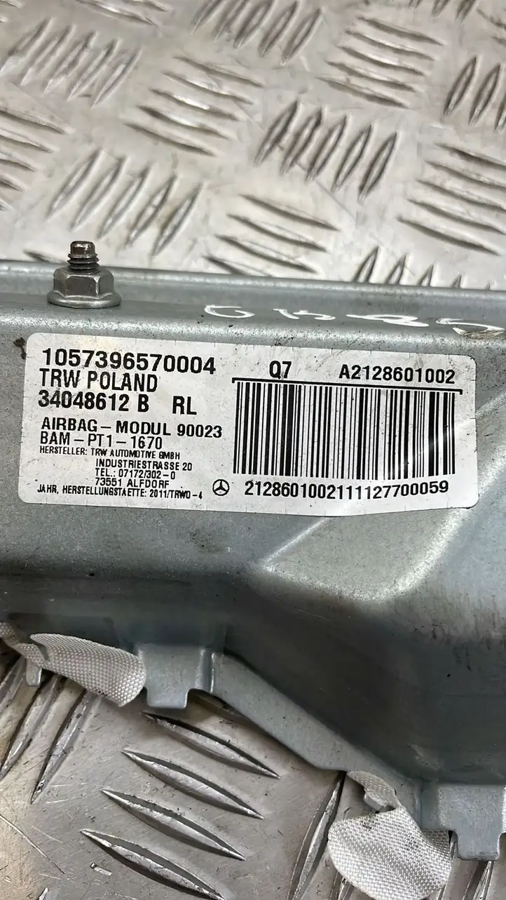 Mercedes-Benz E W212 (2009 - 2016) A2128601002 Коленная подушка безопасности — фото 2