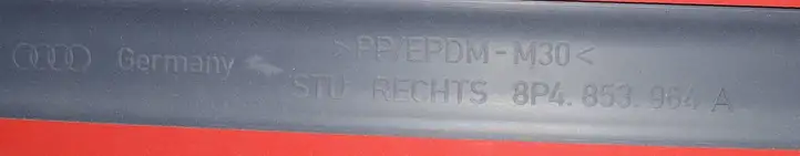 Audi A3/S3 8P (2008 - 2013) 8P4853964A Молдинги задней двери — фото 2