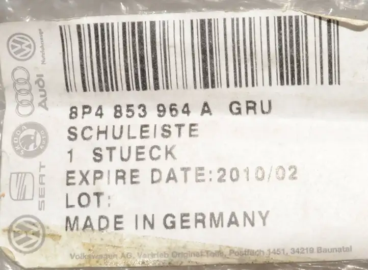 Audi A3/S3 8P (2008 - 2013) 8P4853964A Молдинги задней двери — фото 6