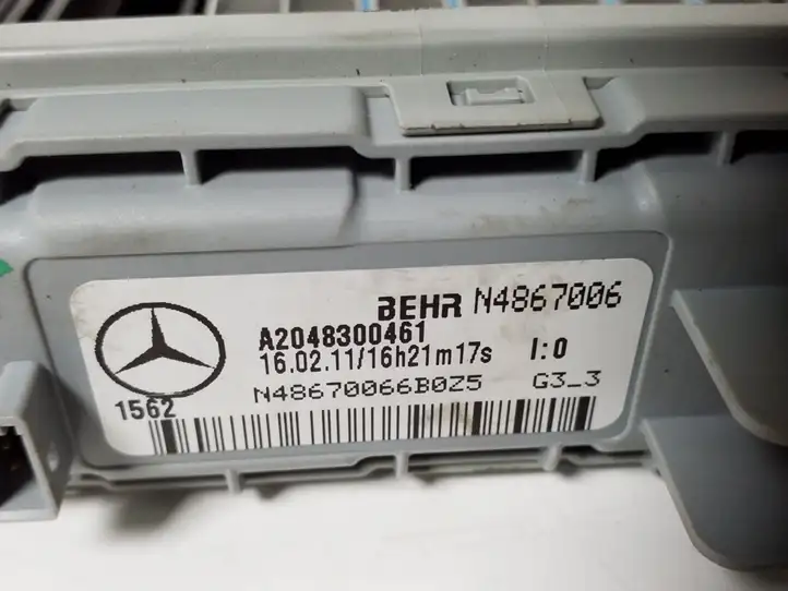 Mercedes-Benz E W212 (2009 - 2016) A2048300461 Электрический отопитель салона — фото 3