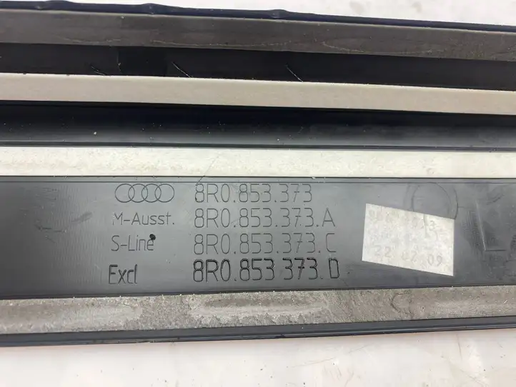 Audi Q5 SQ5 (2008 - 2012) 8R0853373 Внутренняя отделка переднего порога — фото 3