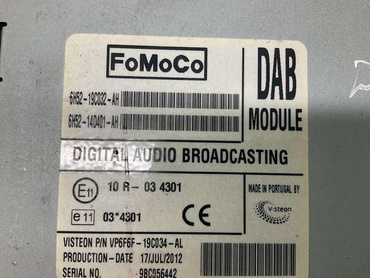 Land Rover Discovery (2009 - 2013)  6H5219C032AH Блок управления HiFi audio