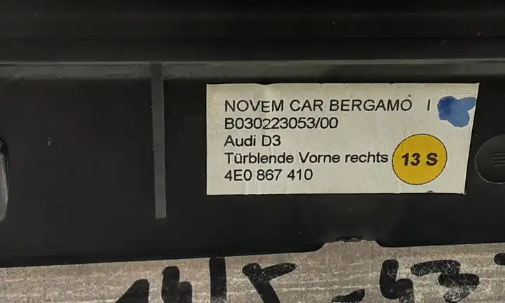 Audi A8 S8 D3 4E (2005 - 2007) 4E0867410 Декоративная накладка передней двери — фото 3
