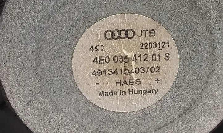 Audi A8 S8 D3 4E (2005 - 2007) 4E0035412 Динамики задней полки — фото 5