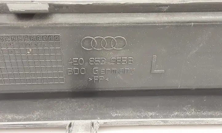 Audi A8 S8 D3 4E (2005 - 2007) 4E0853985B Внутренняя отделка переднего порога — фото 4