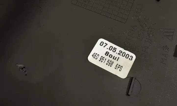Audi A8 S8 D3 4E (2005 - 2007) 4E0951598 Обшивка рулевой колонки — фото 2