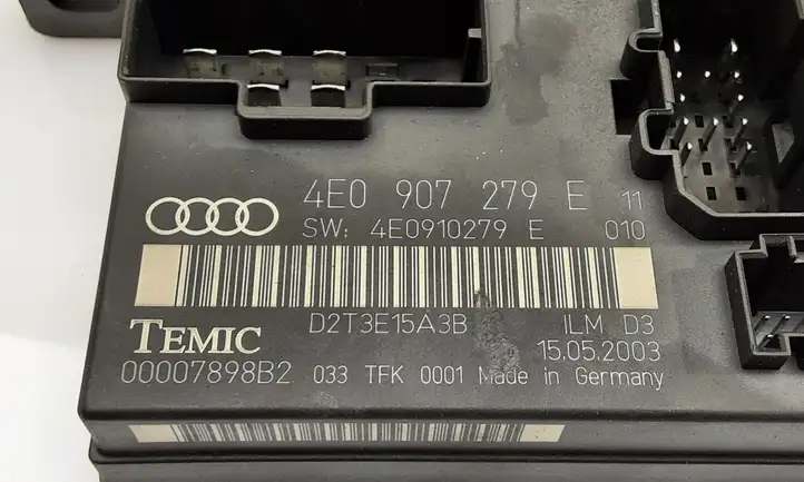 Audi A8 S8 D3 4E (2005 - 2007) 4E0907279E Модуль комфорта — фото 2