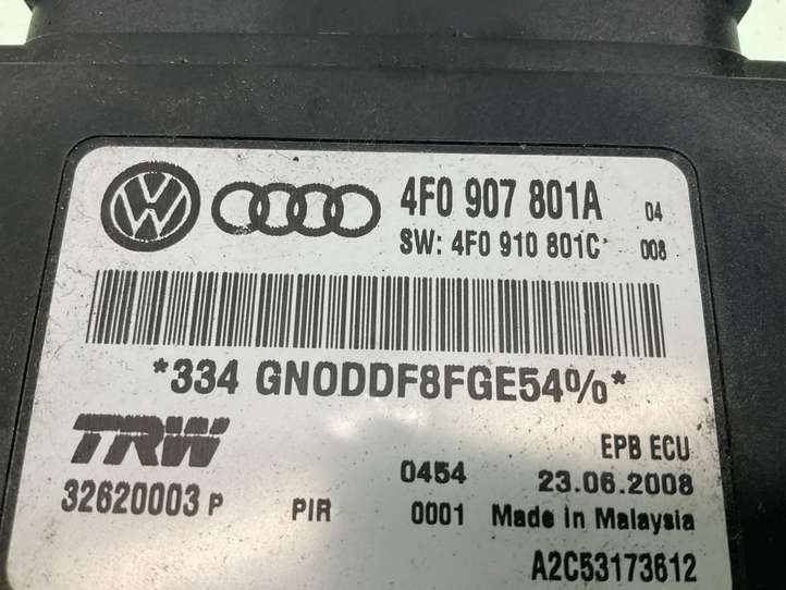 Audi A6 (2004 - 2008)  4F0907801A Модуль управления ручным тормозом