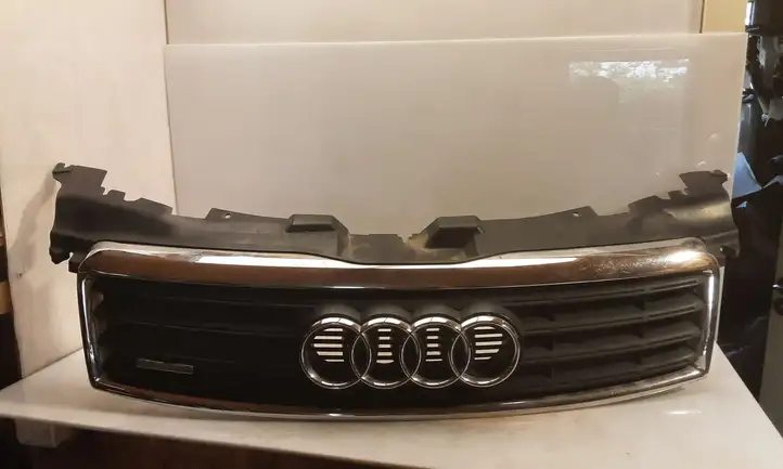 Audi A8 S8 D3 4E (2005 - 2007) 4E0853655 Передняя решетка — фото 1
