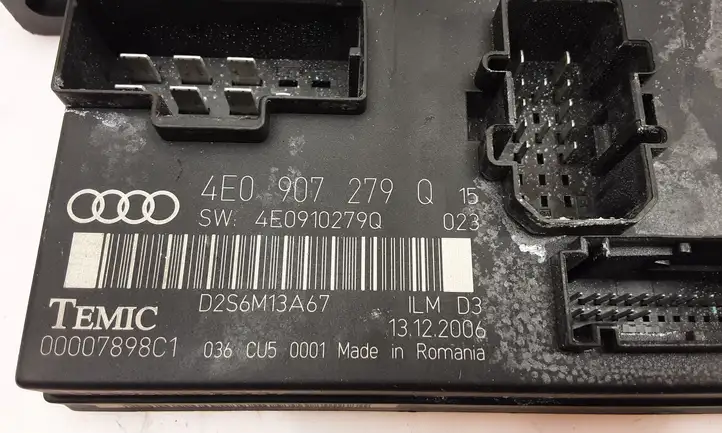 Audi A8 S8 D3 4E (2005 - 2007) 4E0907279Q Модуль комфорта — фото 3