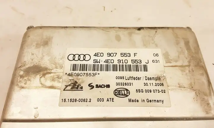 Audi A8 S8 D3 4E (2005 - 2007) 4E0907553F Блок управления подвеской — фото 2