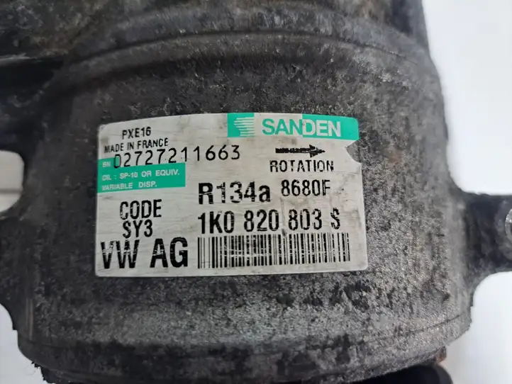 Seat Altea (2004 - 2009) 1K0820803S Компрессор (насос) кондиционера воздуха — фото 4