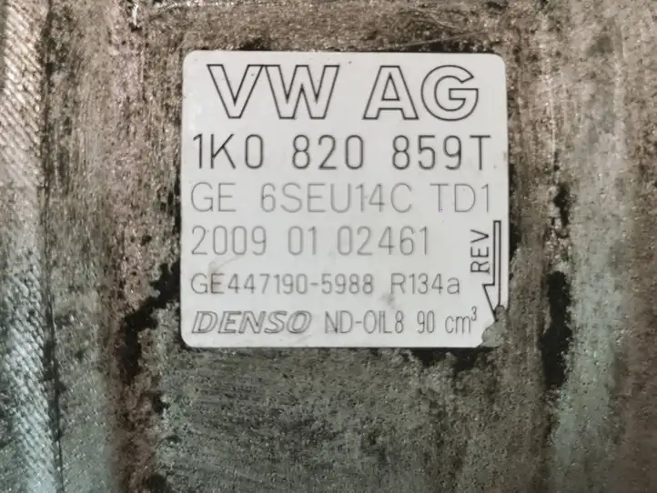 Volkswagen PASSAT B6 (2005 - 2010) 1K0820859T Компрессор (насос) кондиционера воздуха — фото 6
