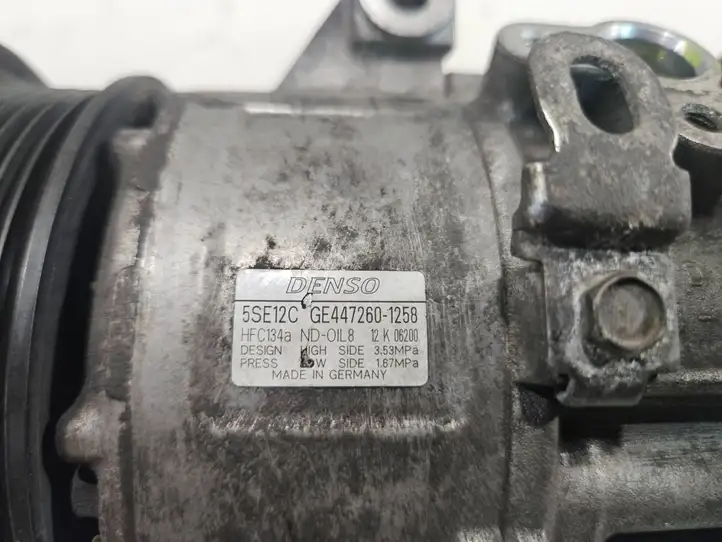 Toyota Avensis T250 (2006 - 2009) GE4472601258 Компрессор (насос) кондиционера воздуха — фото 6