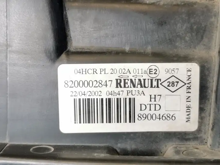 Renault Laguna II (2001 - 2005) 8200002847 Передняя фара — фото 6