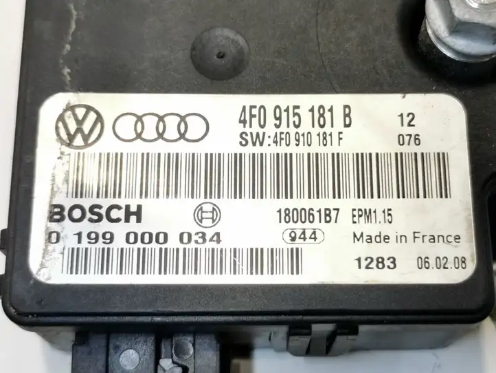 Audi A6 Allroad C6 (2006 - 2008) 4F0915181B Блок управления электропитанием — фото 2