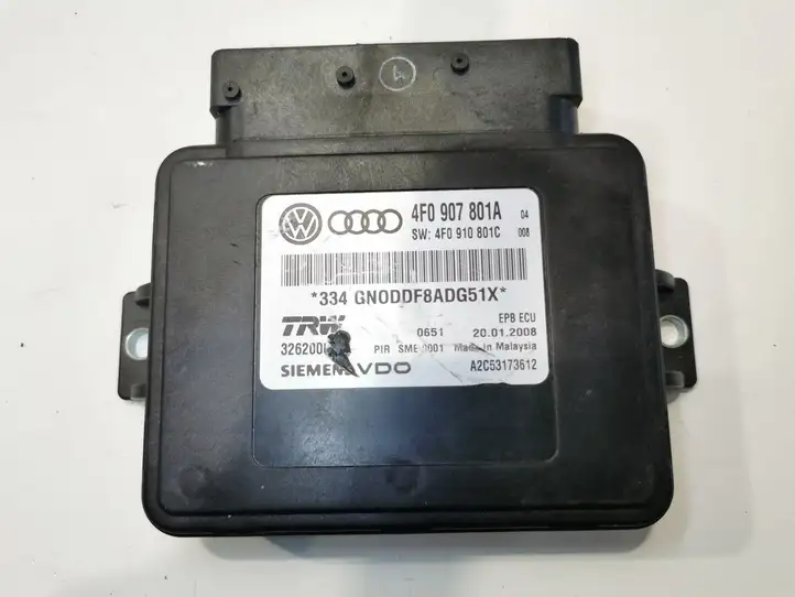 Audi A6 Allroad C6 (2006 - 2008) 4F0907801A Блок управления тормозной системой — фото 2