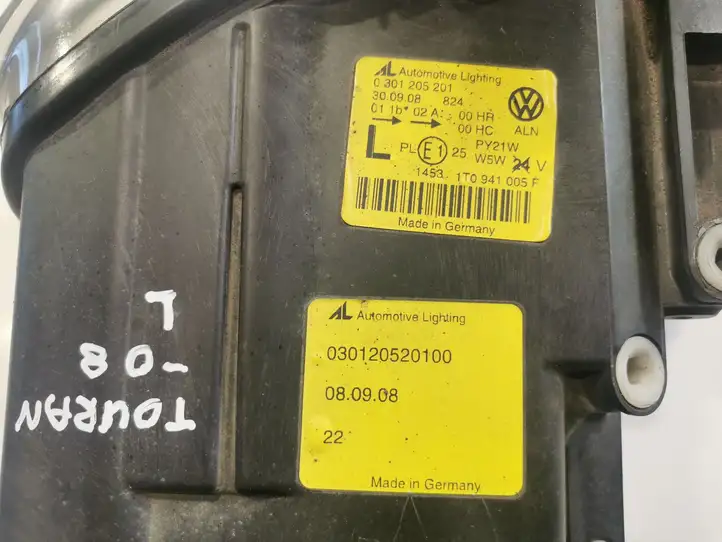 Volkswagen Touran I (2003 - 2010) 0301205201 Передняя фара — фото 4