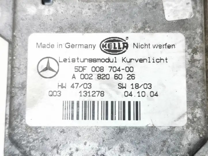 Mercedes-Benz CLS C219 (2003 - 2011) A0028206026 Блок розжига ксенона — фото 3