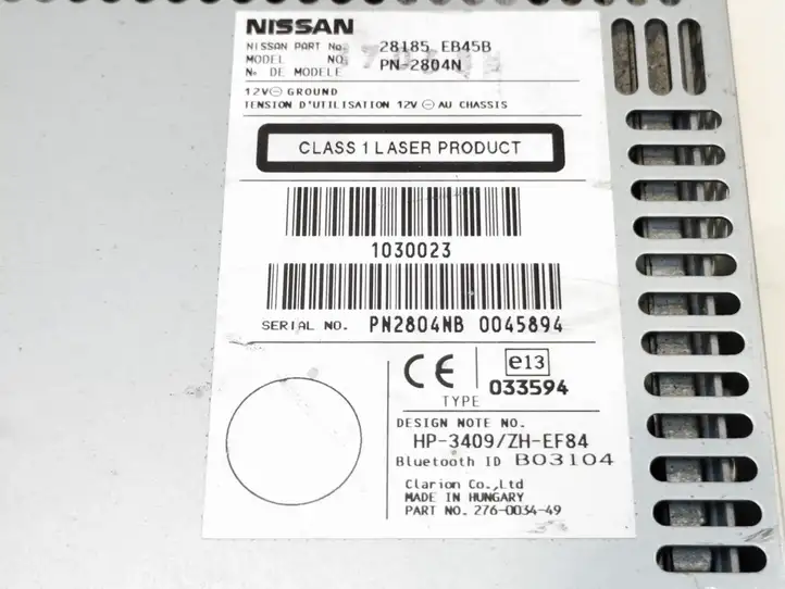 Nissan Navara D40 (2004 - 2015) 28185EB45B Магнитола / мультимедийная система — фото 2