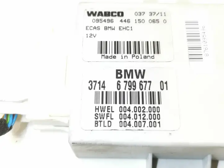 BMW 5 F10 F11 (2009 - 2016) 6799677 Блок управления пневмоподвеской — фото 2