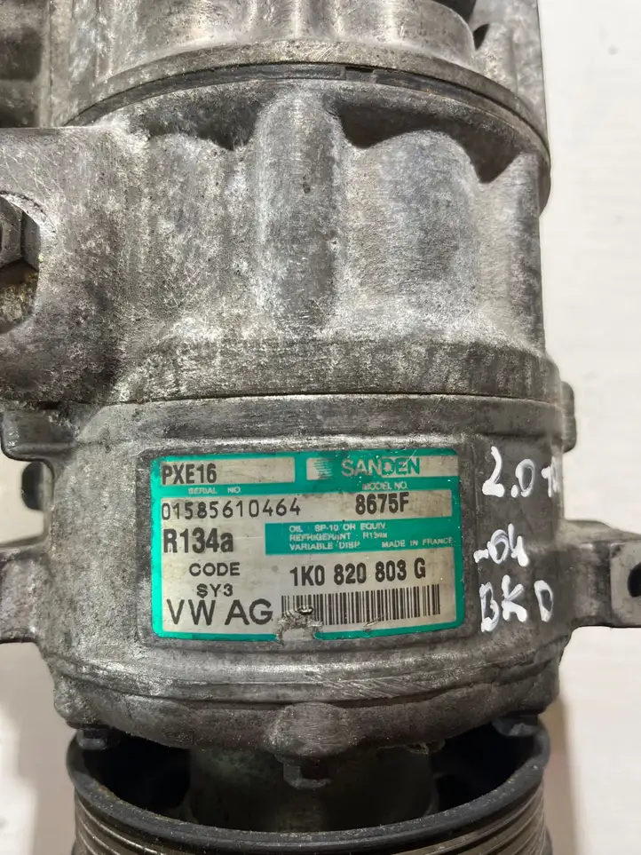 Audi A3/S3 8P (2003 - 2005) 1K0820803G Компрессор (насос) кондиционера воздуха — фото 7