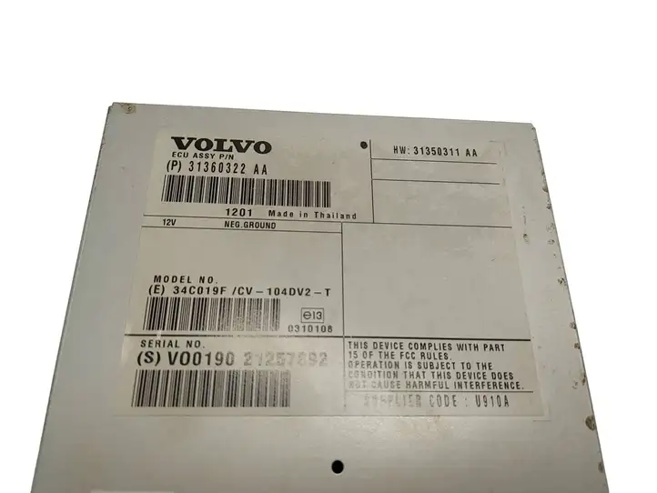 Volvo XC60 (2008 - 2013) 31360322aa Усилитель звука — фото 3