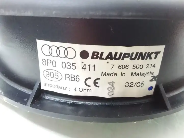 Audi A3/S3 8P (2004 - 2008)  8P0035411 Громкоговоритель (громкоговорители) в передних дверях