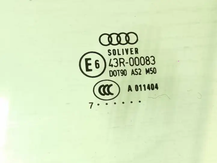 Audi A6 S6 C6 4F (2008 - 2011) 43R00083 Стекло передней двери — фото 2
