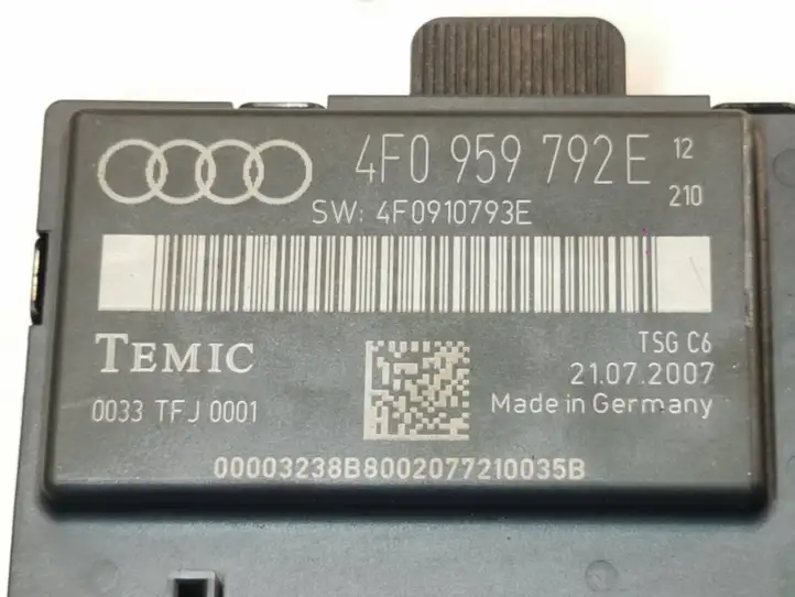 Audi A6 S6 C6 4F (2008 - 2011) 4F0959792E Блок управления дверью — фото 3