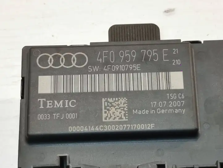 Audi A6 S6 C6 4F (2008 - 2011) 4F0959795E Блок управления дверью — фото 3