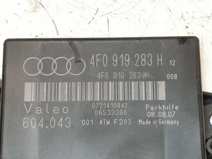 Audi A6 S6 C6 4F (2008 - 2011) 4F0919283H Блок управления парктрониками — фото 3