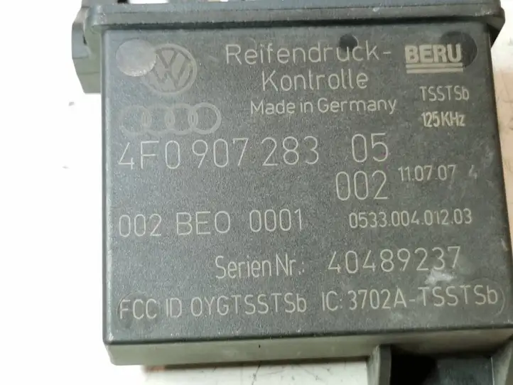 Audi A6 S6 C6 4F (2008 - 2011) 4F0907283 Датчик давления шин — фото 4