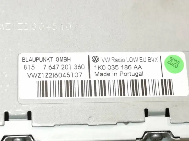Volkswagen PASSAT B6 (2005 - 2010) 1K0035186AA Магнитола / мультимедийная система — фото 5