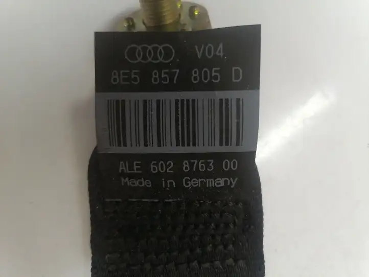 Audi A4 S4 B6 8E 8H (2000 - 2006) 8E5857805D Задний ремень безопасности — фото 3