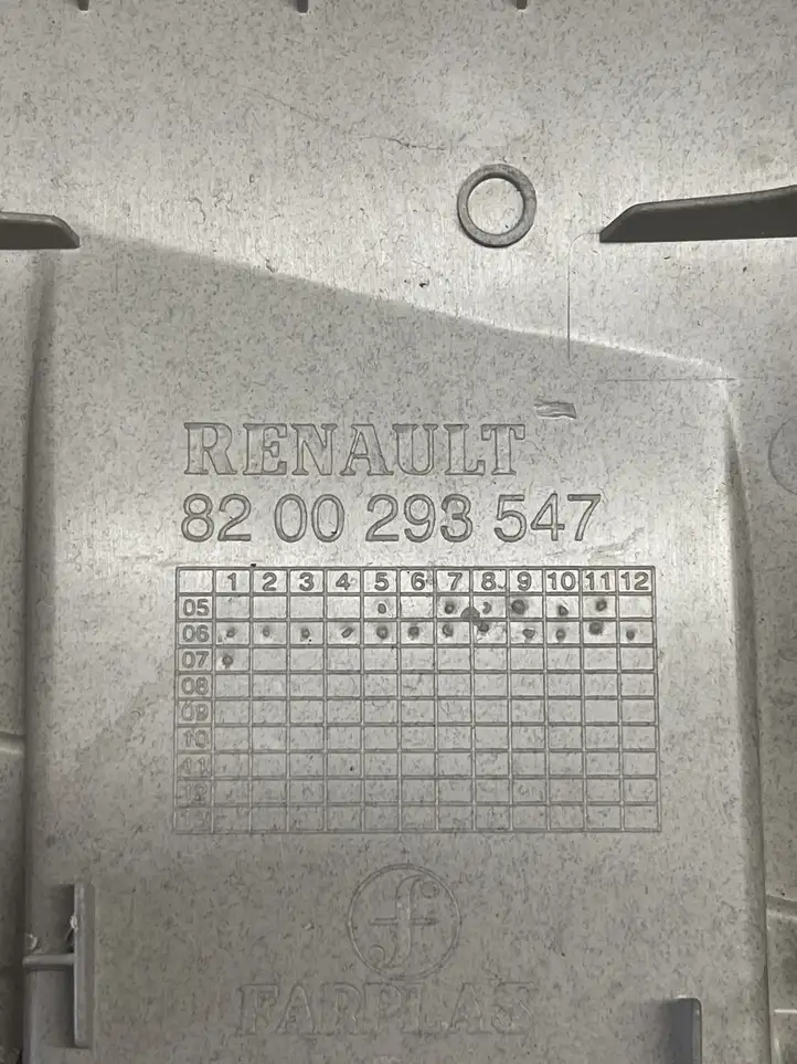 Renault Clio III (2005 - 2012) 8200293547 Верхняя обшивка стойки B — фото 5