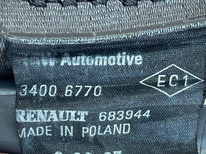 Renault Clio III (2005 - 2012) 34006770 Центральный ремень безопасности — фото 6