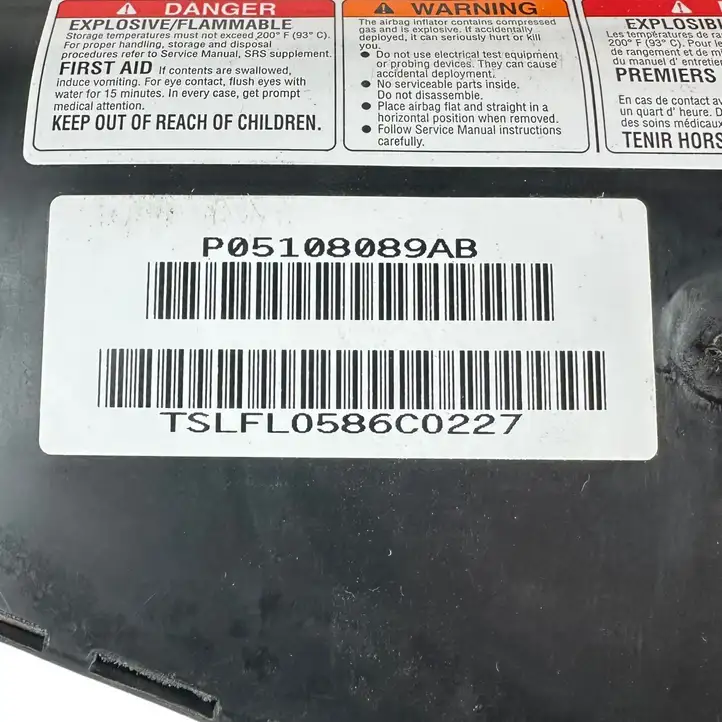 Dodge Grand Caravan (2007 - 2020) 05108089AB Подушка безопасности сиденья — фото 5