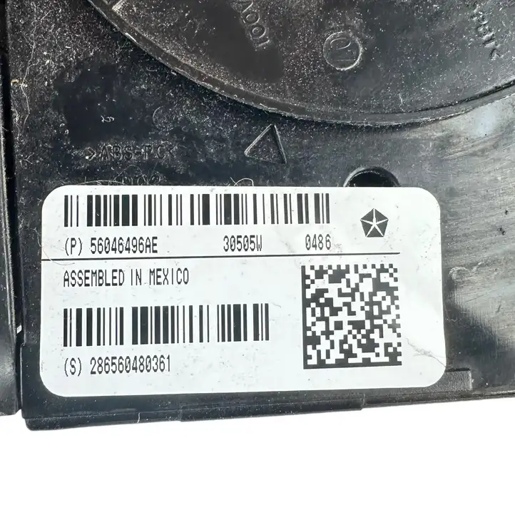 Dodge Grand Caravan (2007 - 2020) 56046496AE Контактное кольцо SRS — фото 8