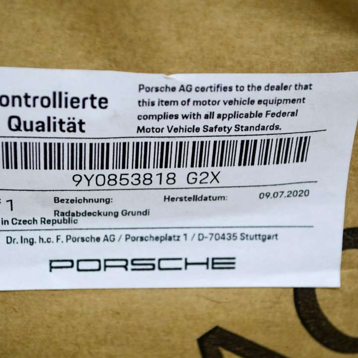 Porsche Cayenne (9Y0 9Y3) (2018 - )  9Y0853818G2X Накладка на крыло