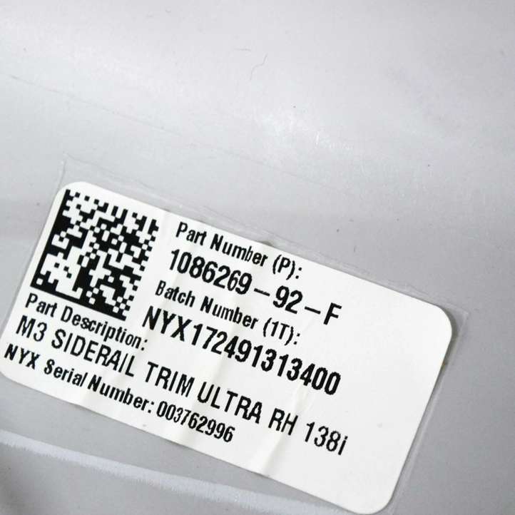 Tesla Model 3 (2017 - 2023)  108626592F Потолок