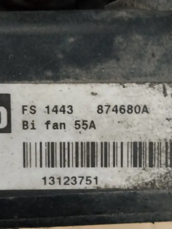 Saab 9-3 Ver2 (2008 - 2016) 13123751 Электровентилятор радиатора — фото 3