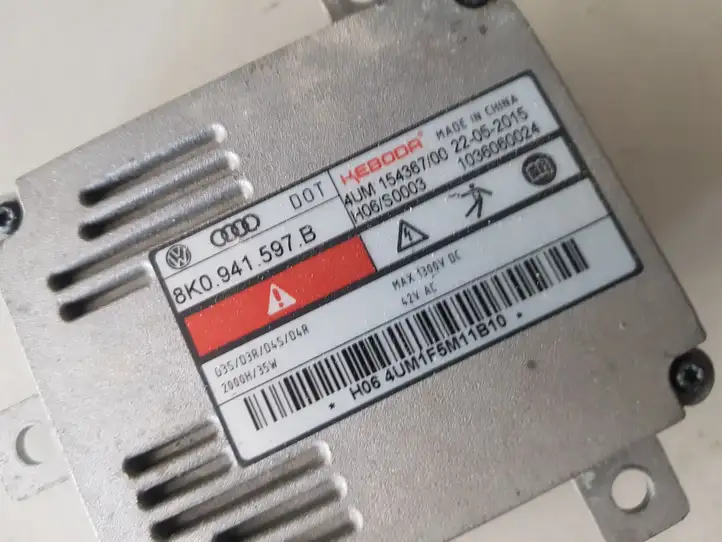 Audi A4 S4 B8 8K (2011 - 2015) 8K0941597B Блок розжига ксенона — фото 3