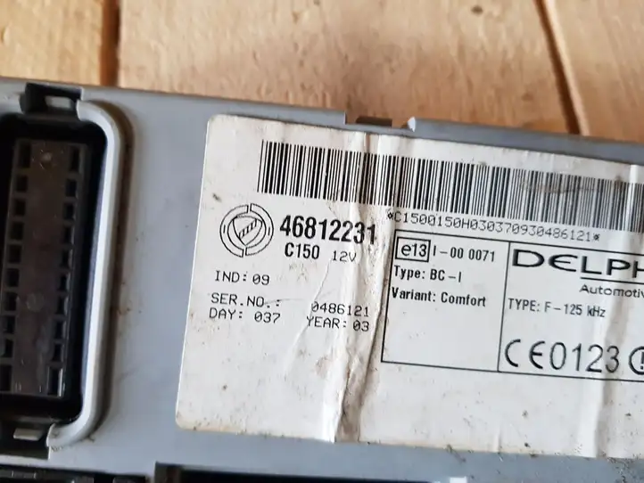 Fiat Punto (199) (2005 - 2018) 46812231 Модуль комфорта — фото 2