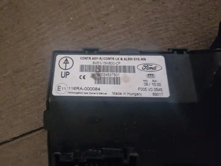 Ford Fiesta (2006 - 2008) 8V5115K600CF Модуль комфорта — фото 3