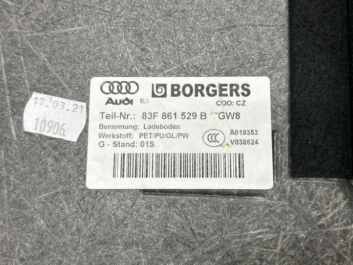 Audi Q3 F3 (2018 - )  83F861529b  Коврик багажника