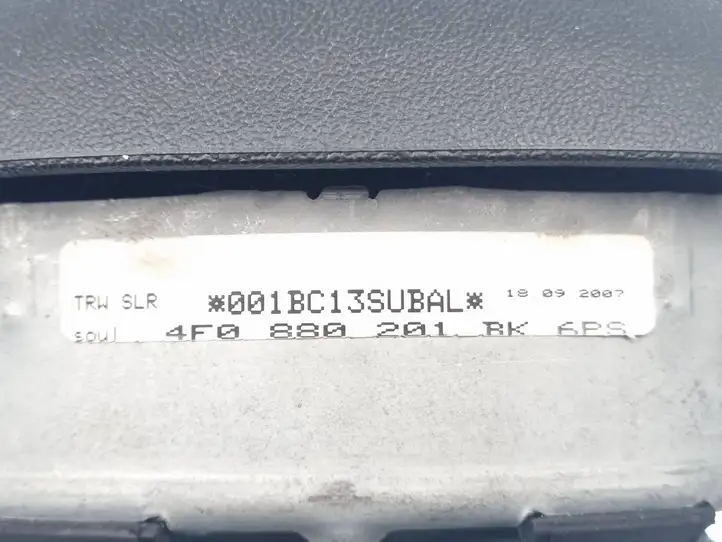 Audi A6 S6 C6 4F (2008 - 2011) 4F0880201BK Подушка безопасности руля — фото 4
