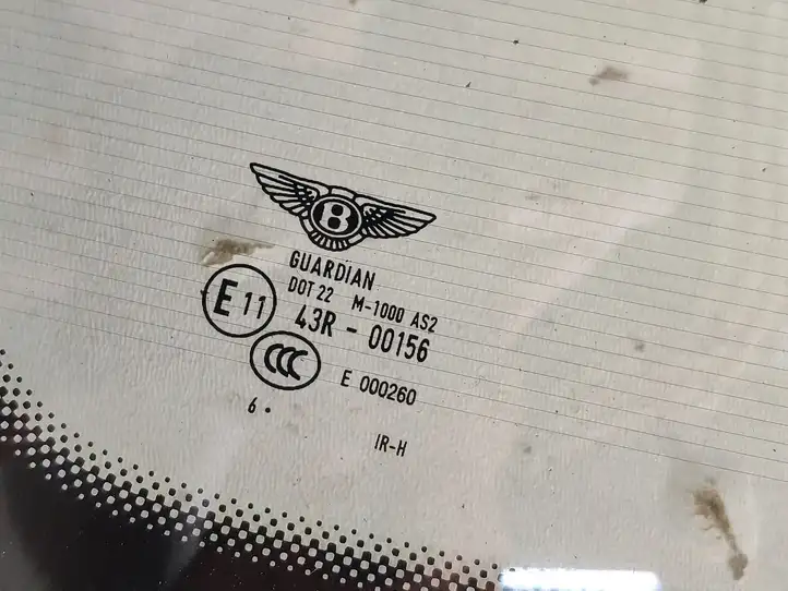 Bentley Flying Spur (2005 - 2012) 3W5845051E Заднее стекло — фото 2