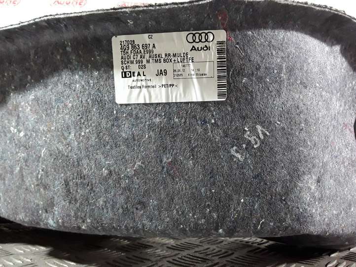 Audi A6 (2011 - 2014)  4G9863697A  Коврик багажника