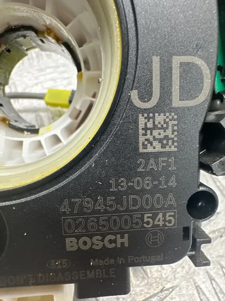Nissan Qashqai (2013 - 2017) 47945JD00A Контактное кольцо SRS — фото 4